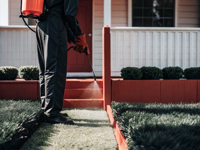 Lawn pest control service in Evansville IN